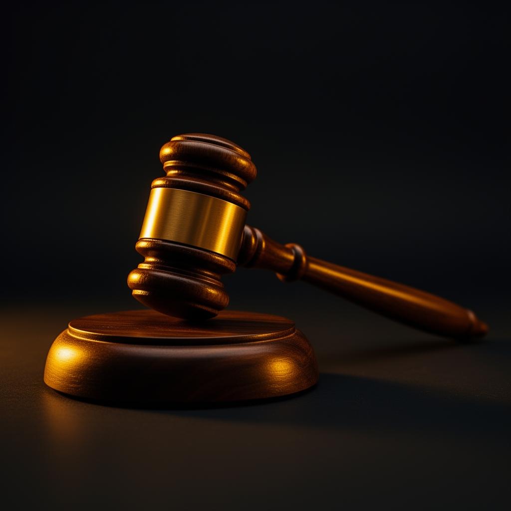 Martelo de juiz representando base legal CDC Art. 42
